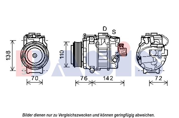 AKS DASIS Kompressori, ilmastointilaite 852546N